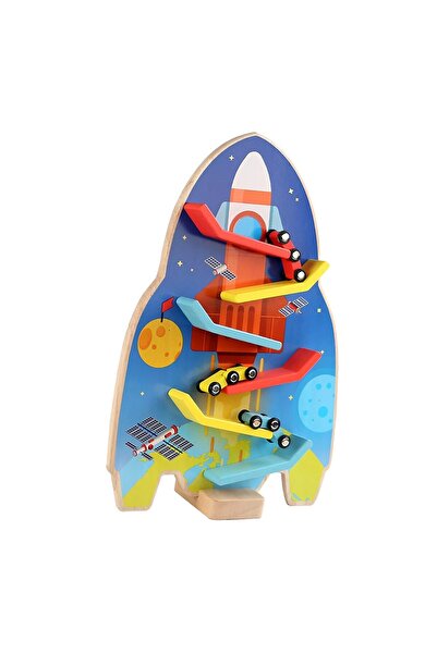 Toybox لعبة سباق سيارات للأطفال على مسار انزلاقي، متسابقو المنحدرات مع سيارات