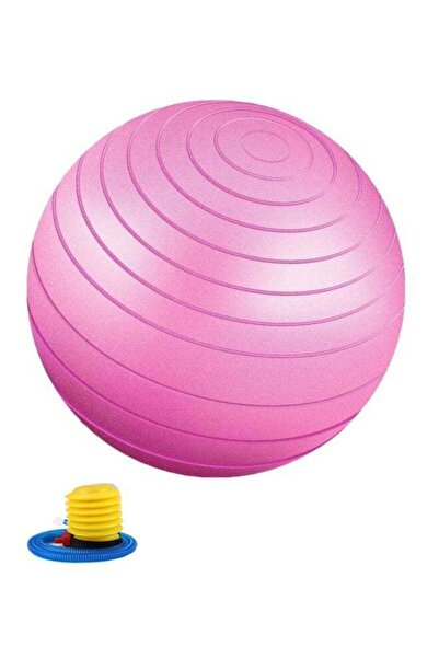 Kanteen Store كرة يوغا مضادة للانفجار مع مضخة يدوية 75 سم