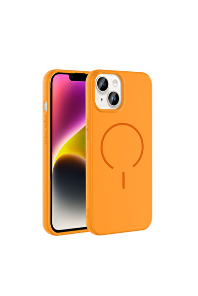 Başkenttekno iPhone 13 Case Meta Launch M-Safe Camera Protection Velvet Insid...