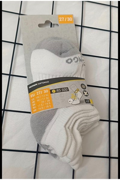 Decathlon 3::)çift patik çorap rs 500