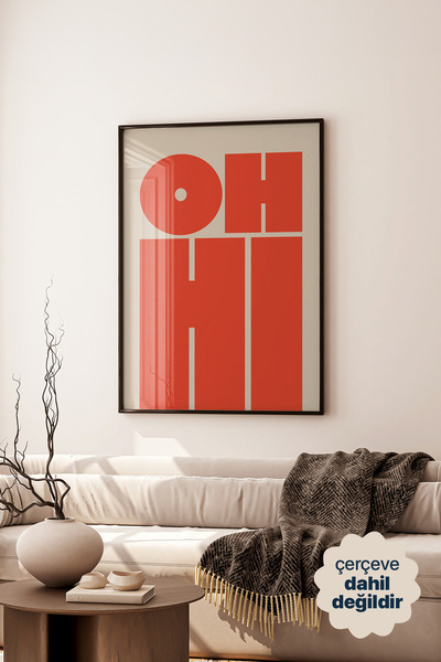 Persona Istanbul Artificial Collection Oh Hi - Dev Harflerle Sıcak Karşılama ...