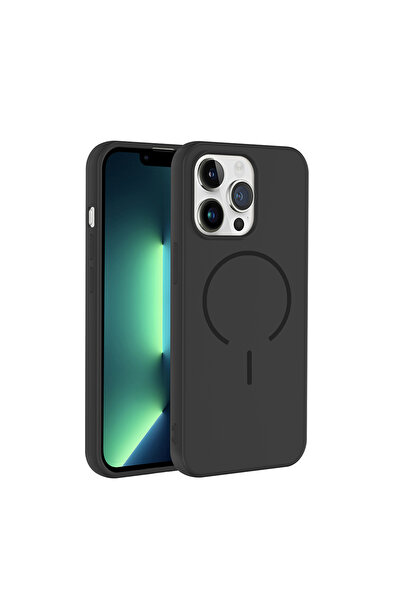 Başkenttekno iPhone 13 Pro Max Case Meta Launch M-Safe Camera Protected Velve...