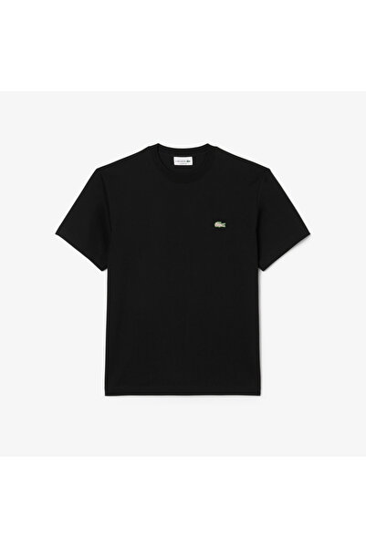 Lacoste Tennis Heritage Multi Print Erkek Siyah T-Shirt