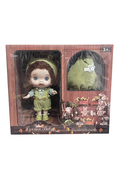 Toybox دمية طفل جميلة مقاس 7 بوصات مع قبعة شتوية