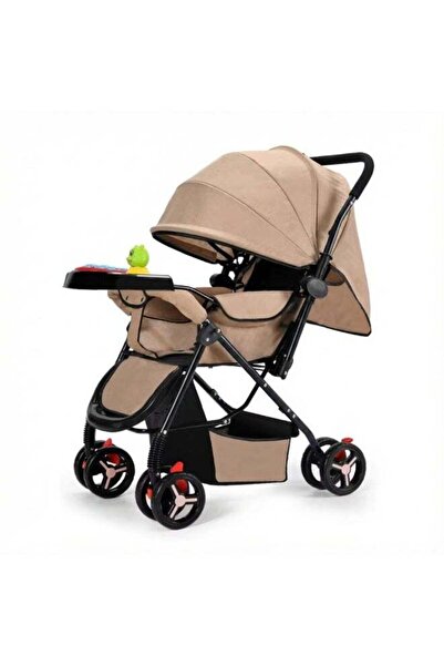 Genaric Two-Way Adjustable Folding Baby Stroller with Safety Belt and Storage...