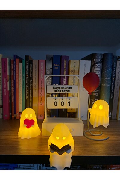 ENC Tasarım Kitap Okuma Sayacı - 3'lü Hayalet Seti