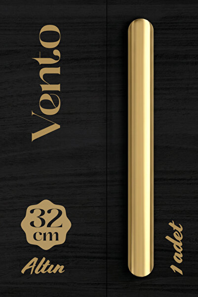 Badem10 Vento Gold Flat Drawer Handle 320 mm Metal Cabinet Wardrobe Kitchen B...