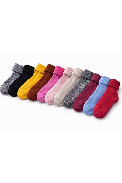 cmtgroup Women's 3-Piece Soft Textured Thick Winter Socks