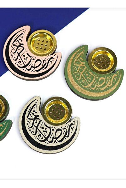 ceneric Ramadan favors: Wooden incense burners with leather coverings and the...