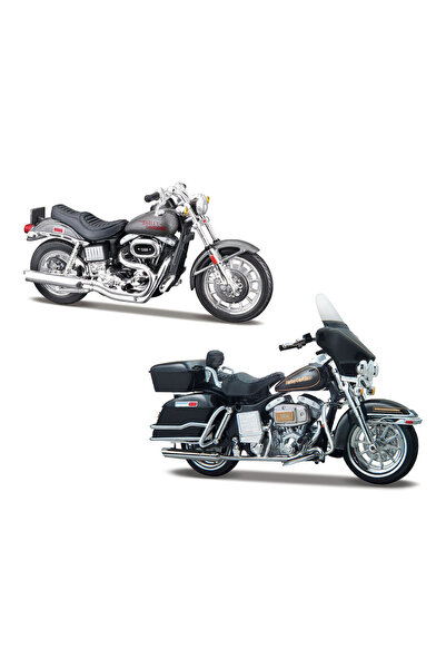 Maisto Harley Davidson 1/18 Harley-Davidson İkili Motorlar 70'ler