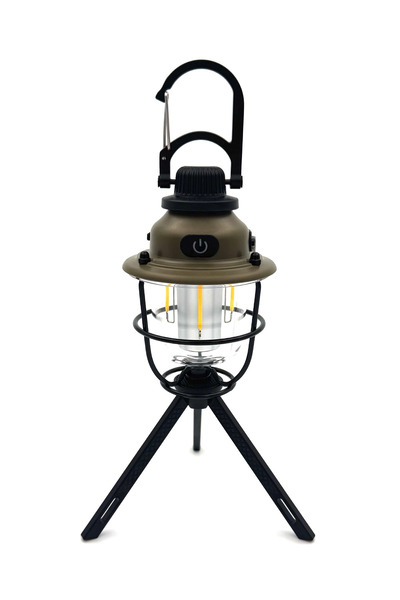 hag Ayaklı Retro Kamp Lambası Asılabilir Işık Rengi ve Şiddeti Ayarlı Çadır A...