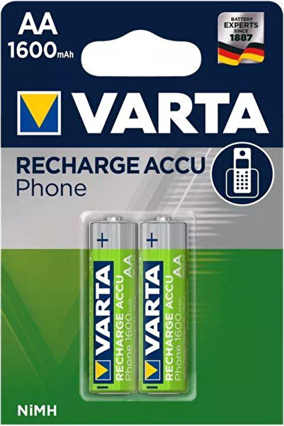 Varta Σετ μπαταριών για ασύρματο τηλέφωνο AA 1,2 V 1600 mAh 2 τεμάχια