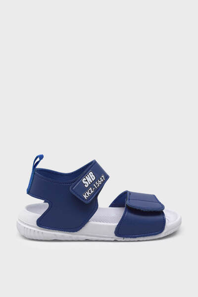 Sanbe Unisex Children's Velcro Sandals Cobalt Blue Snb501V5401