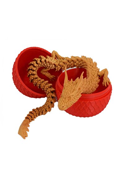 Sani Figurină Sani, Dragon în Ou 90 x 115 mm, Roșu, Auriu