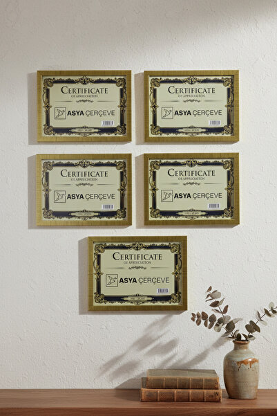 Asya Çerçeve Dekoratif 5'li Tokyo A4 (21x30) Plastik Fotoğraf Çerçevesi