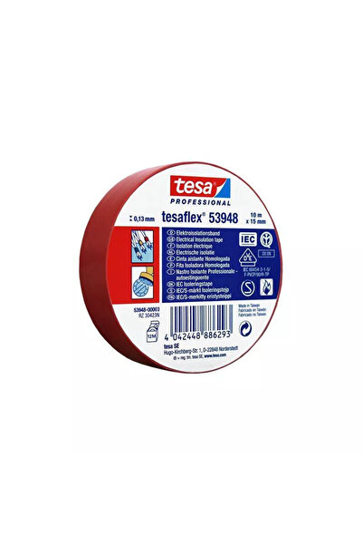 Tesa Insulating adhesive tape 10m red