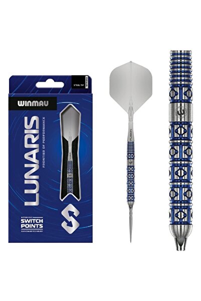 WINMAU Lunaris Parallel Switch Points %90 Tungsten Çelik Uçlu Dart Oku