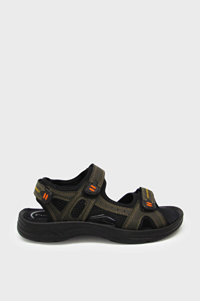 Castle Black Unisex Velcro Sports Sandals Khaki Cb-K3