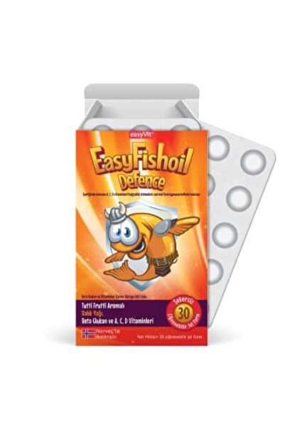 Easy Fishoil Defence Beta Glukon 30 Çiğneme Tableti