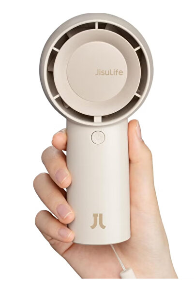 JISULIFE Handheld Turbo Fan, Time Portable Fan, 5 Speeds for Travel,Outdoor,H...