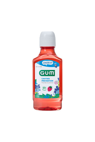 GUM JUNIOR 7-12YR RINSE 300ML