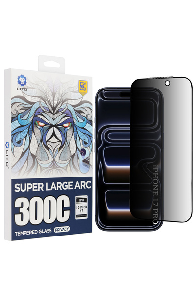Lito Folie sticla iPhone 17 Pro D+ Max Privacy 300C, negru