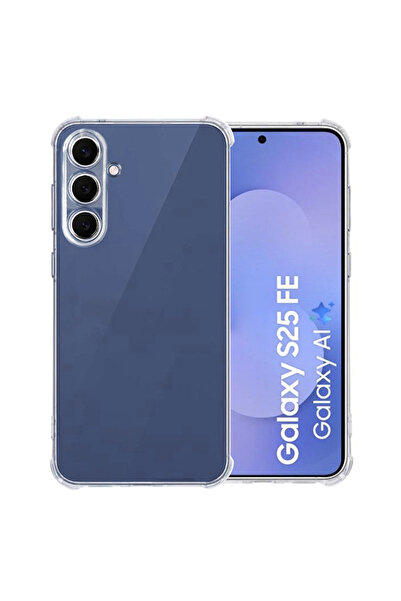 Techsuit Θήκη συμβατή με Samsung Galaxy S25 FE Αντικραδασμική διάφανη σιλικόν...