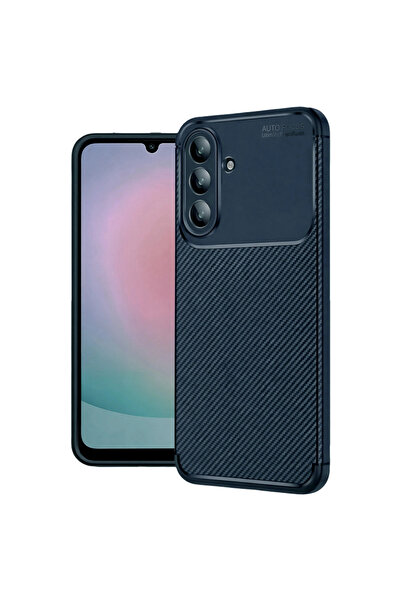 Twin Store Galaxy A57 5g Auto Focus Carbon Cover - Navy Blue