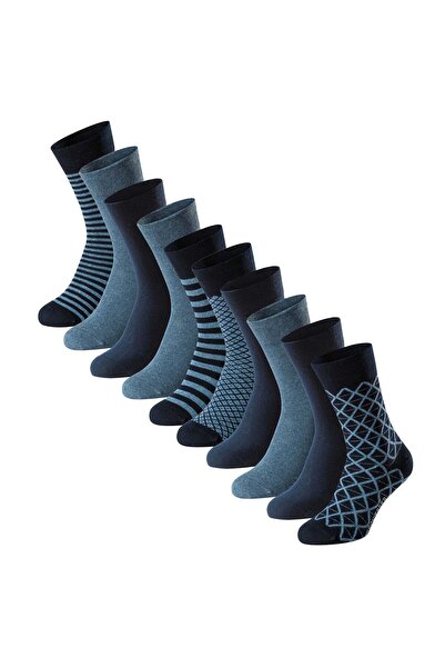 Schiesser Herren Socken, 10er Pack - "Bluebird", Baumwoll-Mix, uni/gemustert