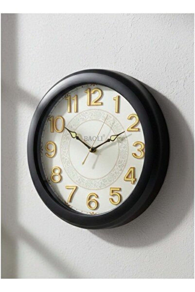 ALQANNAS BAOLI Round Silent Sweep Wall Clock | Night Glow Dial with Luminous ...