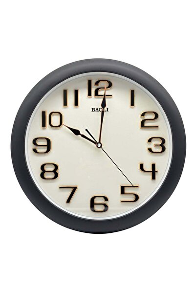 ALQANNAS ساعة حائط دائرية من باولي بحركة انسيابية | حركة صامتة بدون صوت تكتكة...