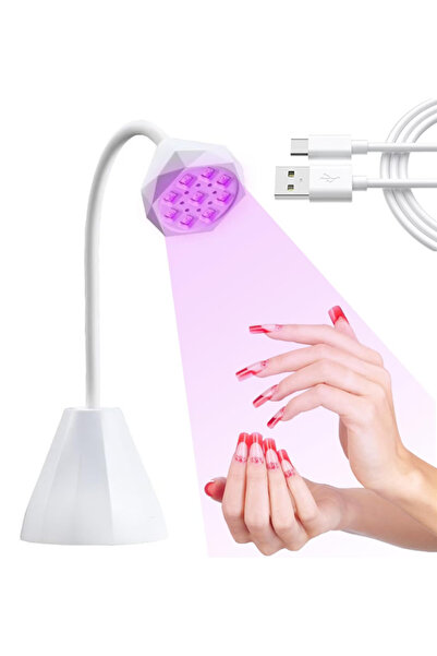 OEM Professional UV LED Lamp 27 W For Nails, Flexible Arm, 9 LEDs