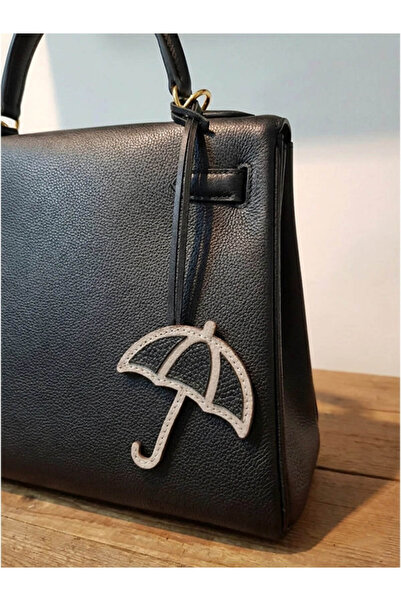 yedideri Umbrella Real Leather Bag Ornament