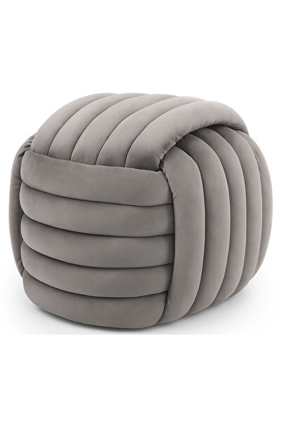 SERSIMO Scaun tapițat Nilo, velur, 53x50x43 cm, gri deschis