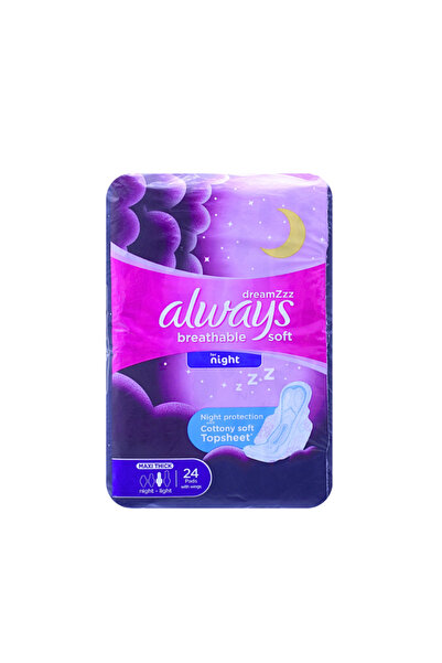 Always PADS DREAMZZZ NIGHT MAXI THICK LIGHT 24PADS