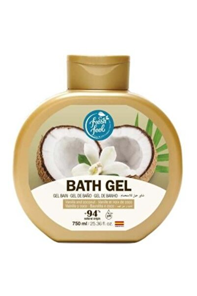 FRESH FEEL Vanilla and Coconut Shower Gel 750ml