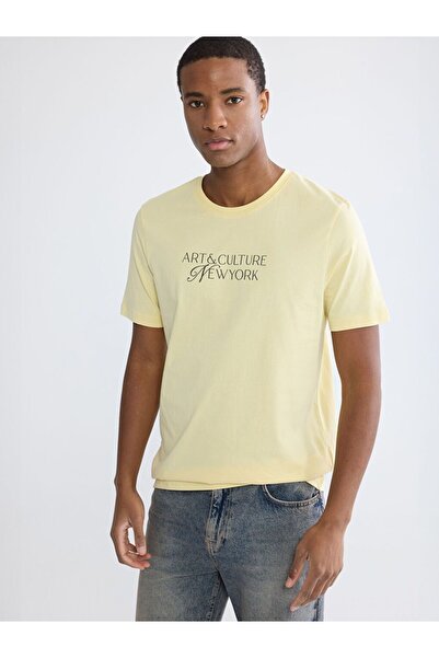 LC Waikiki Tricou pentru bărbați XSIDE guler rotund NYC cu imprimeu