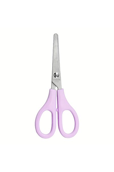 Choice PURPLE 1pc Stainless Steel Round-Tip Scissors with Sharp Blades - Prec...