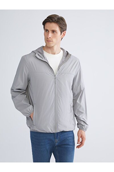 LC Waikiki LCWAIKIKI Classic Standard Fit Hooded Men's Raincoat