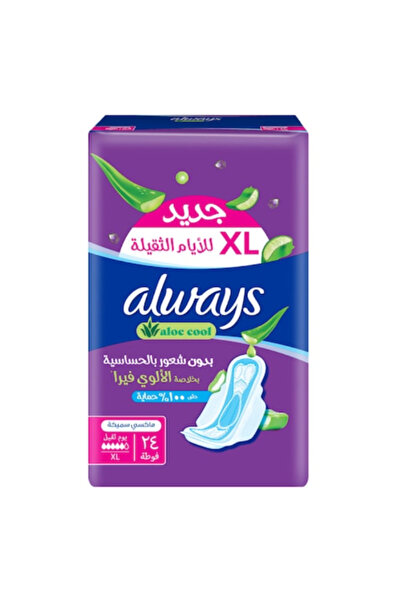 Always PADS HEAVY DAYS ALOE MAXI THICK XL 24PADS