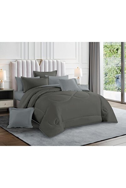 alzawia Plain double bed sheet, microfiber summer fabric, cool material, 8 pi...