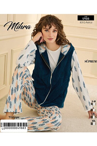 Mihra Supreme Hooded Vest Set Pajama Set
