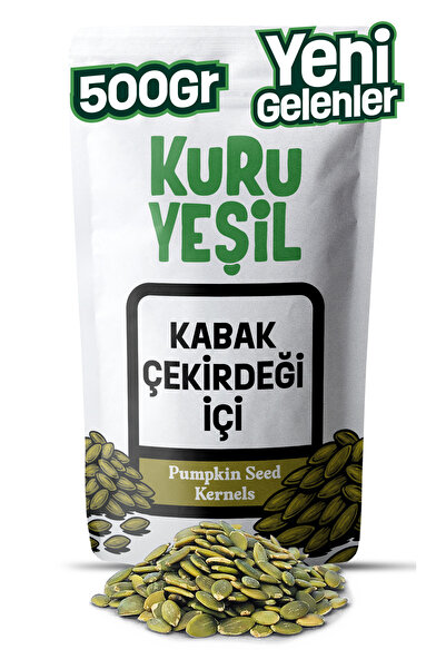 Kuru Yeşil Kabak Çekirdeği İçi 500 gr – Çiğ Tuzsuz Katkısız Doğal Protein ve ...