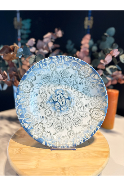 Kütahya Porselen KÜTAHYA PORSLEN Blue Blanc Salata Kasesi 25 cm