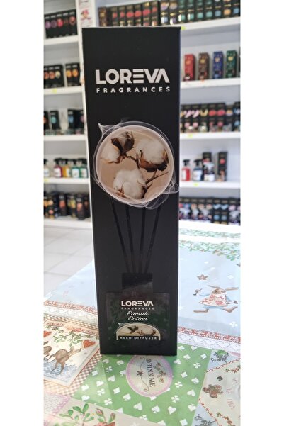 LOREVA Parfum de cameră cu bețișoare Bumbac, Cotton, 100ml