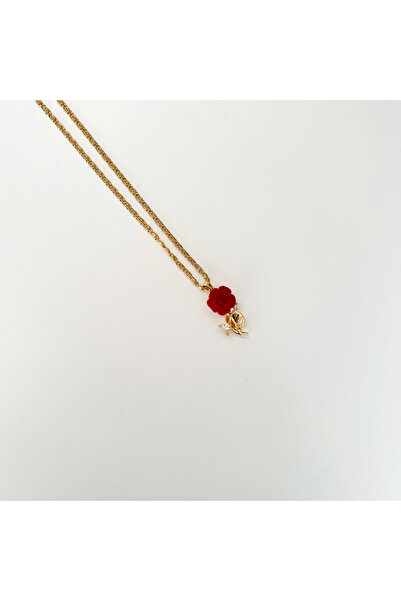 Boise Atelier Rose Steel Necklace | Çelik Kolye