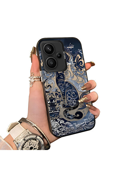 ucuc Xiaomi Redmi Note 13 Pro Plus+ 5G Uyumlu Silikon Kenar Sert Arka Anti Dü...