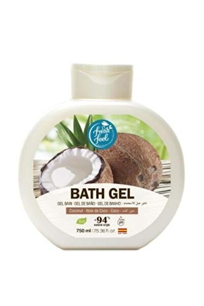 FRESH FEEL Shower Gel with Coconut Extract 750ml