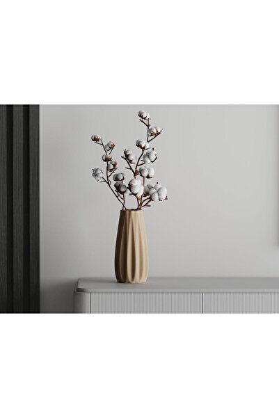 Sani Decorative vase Sani, Orlando 94 x 94 x 200 mm, Sand Matt