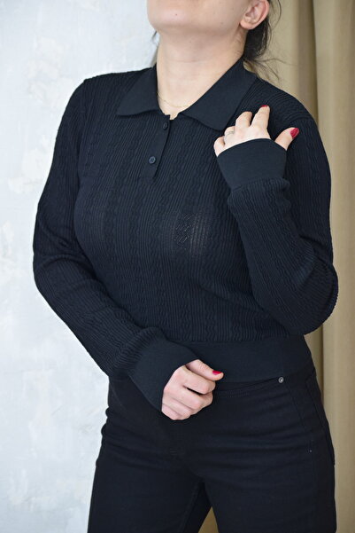 FUBAOFFİCİAL Yakalı Merserize Triko